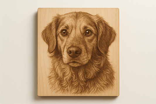 Pet Portrait Engraving